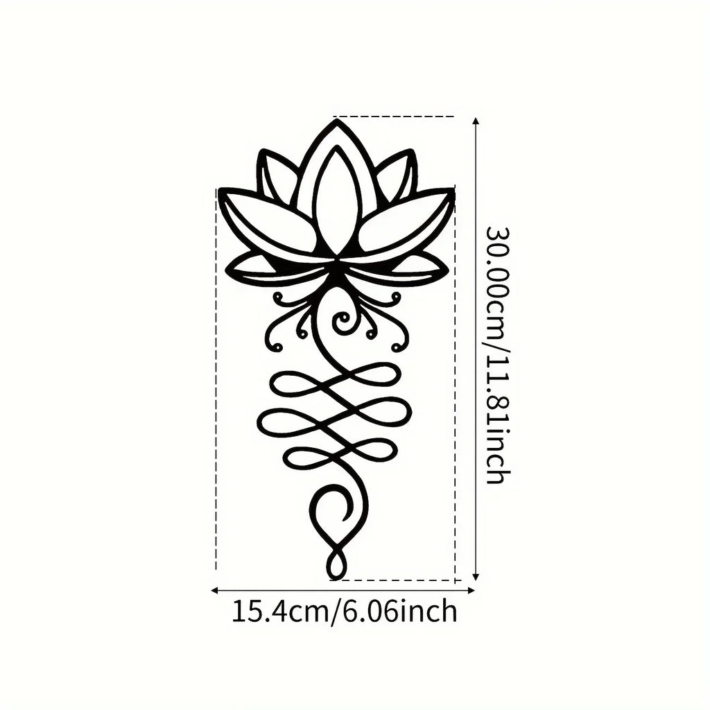 Décoration murale en métal unique aux motifs spirituels, parfaite pour ajouter une atmosphère paisible à votre décoration intérieure