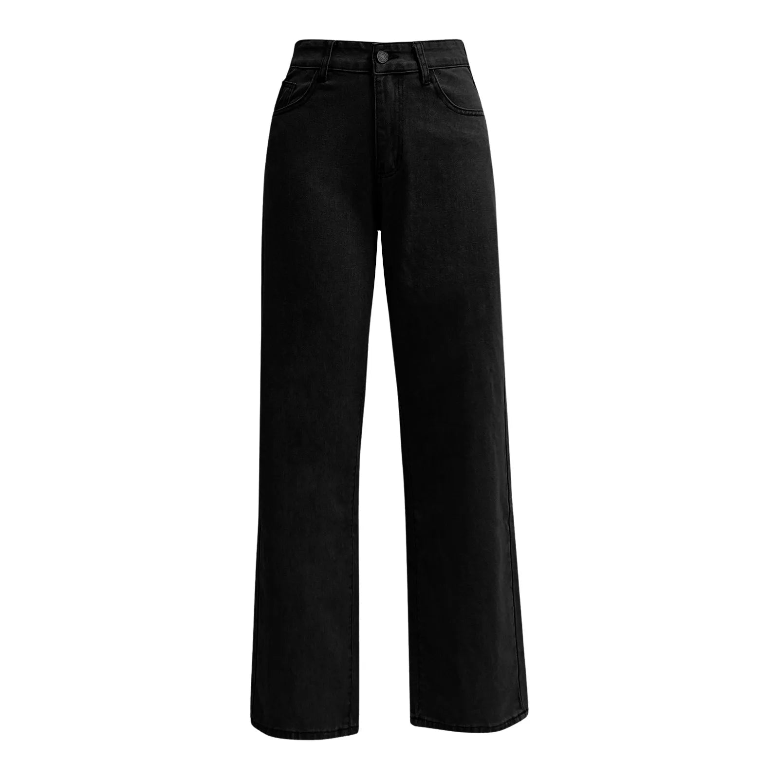 Women's High Waist Washed Women's Jeans Fashionable Versatile Straight Leg Pants Jeans Women Jean Pants Women Jeans Women 2025