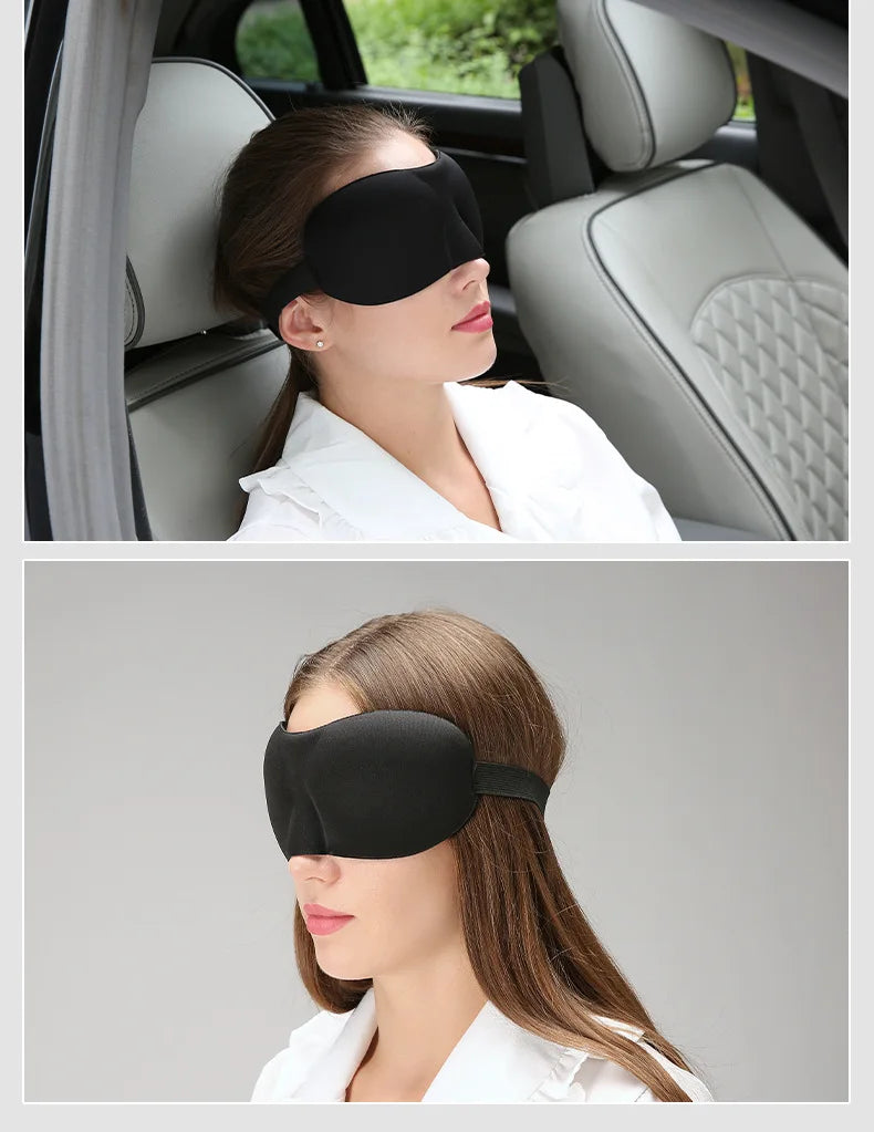 1 Piece 3D Sleep Mask Blindfold, Sleep Aid Soft Memory Foam Eye Mask, Suitable For Sleep Travel Blackout Sleep Mask Eye Mask