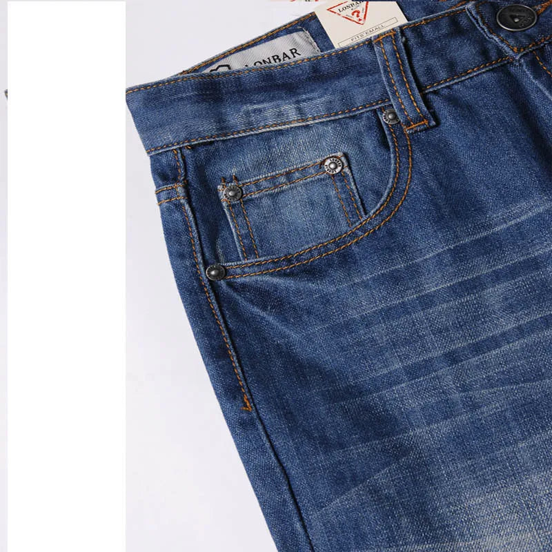 Denim Flared Jeans Men  Boot Cut Denim Pants Comfortable Slightly Slim Classic Loose Casual Blue Black Trousers For Male Bootcut