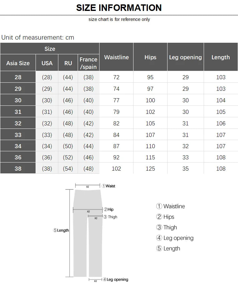 New Men's Fashion Classic Style Versatile Slim Jeans White Stretch Straight Soft Casual Denim Trousers Brand Clothing Male