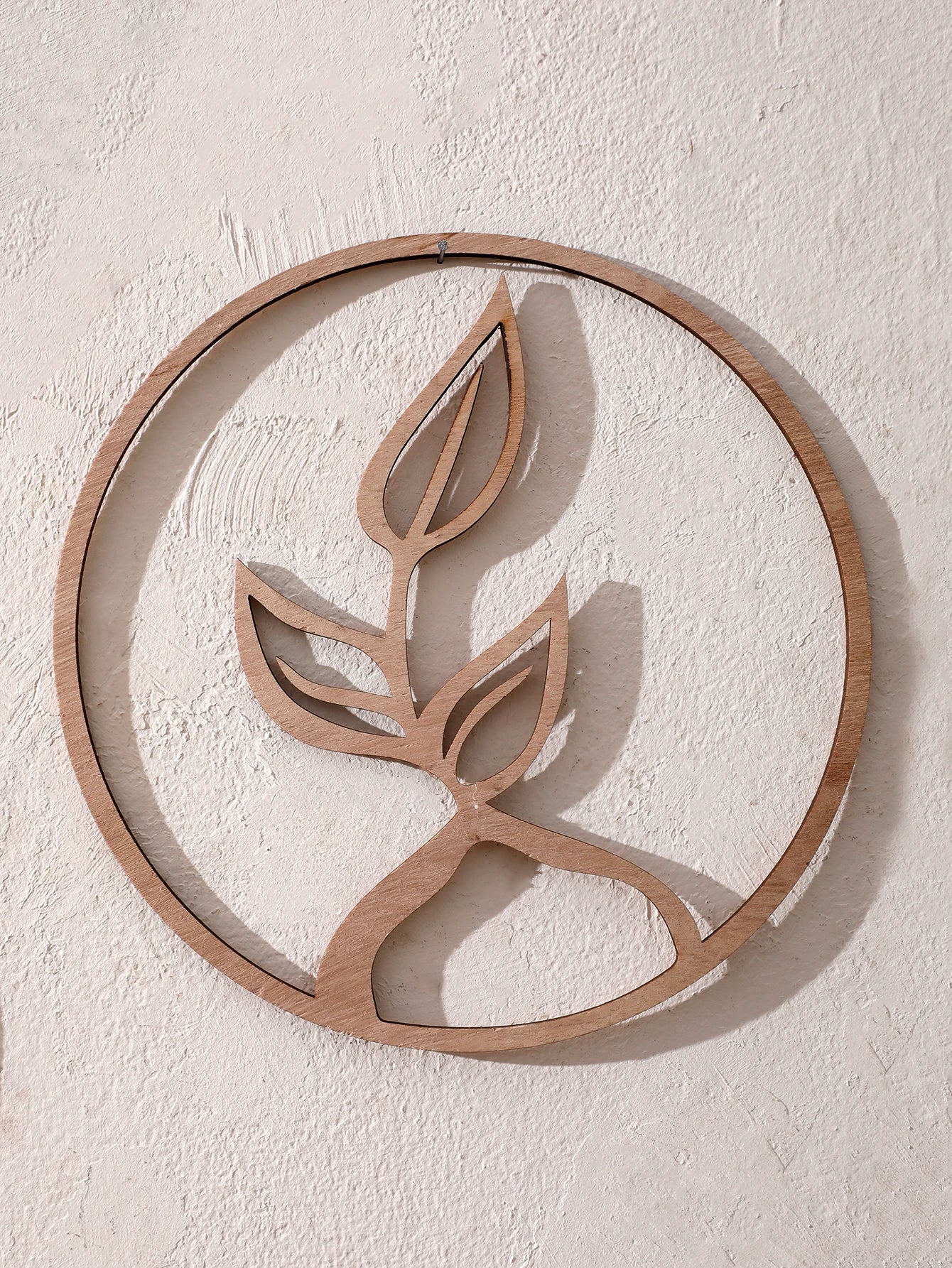 Décoration murale en bois naturel - Éléments de design (feu, eau, terre, air) Décoration murale suspendue en bois Accent mural bohème