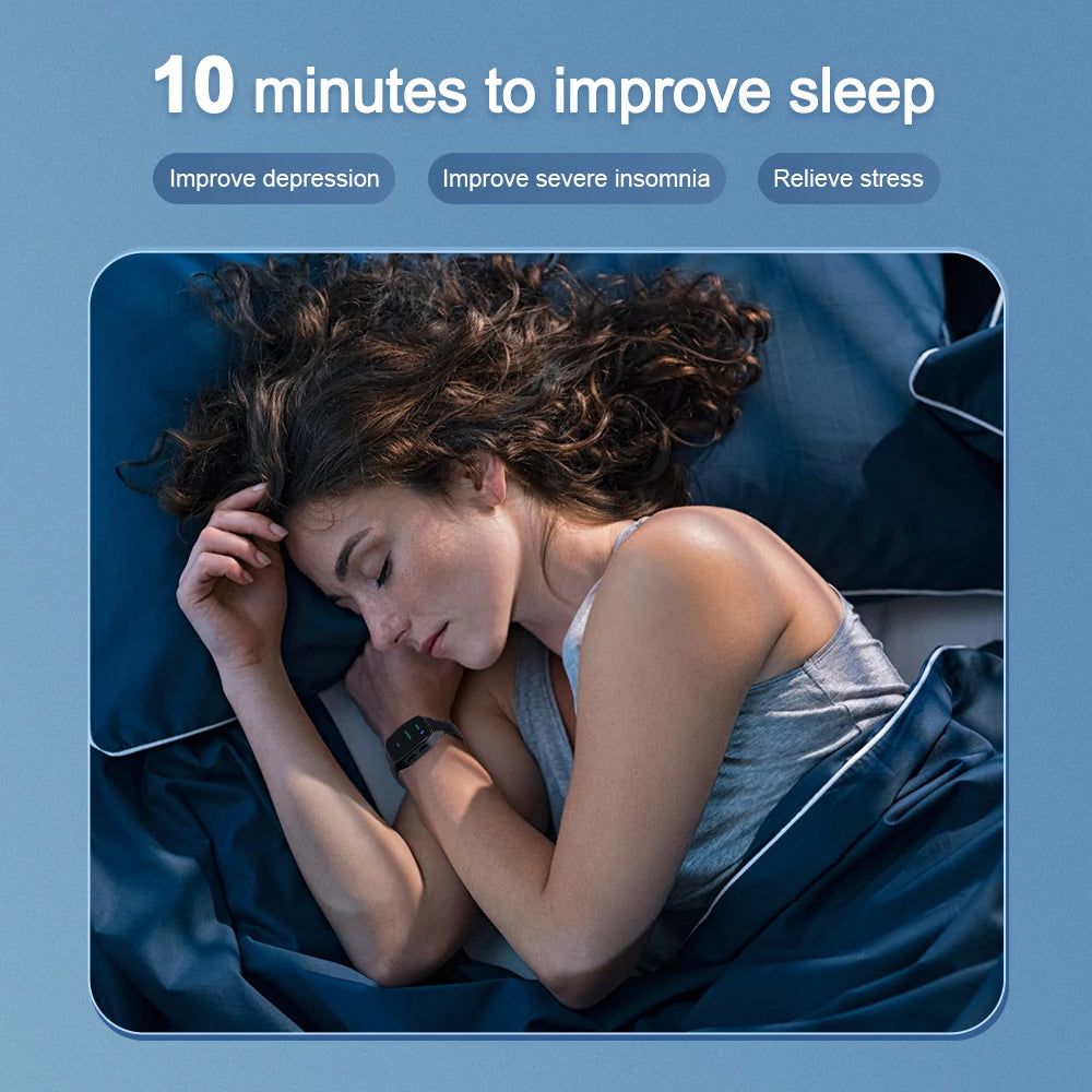 PASTSKY Intelligent Sleep Aid Watch Microcurrent Pulse Sleep Help Massager Household Wristband Anti-anxiety Insomnia Hypnosis