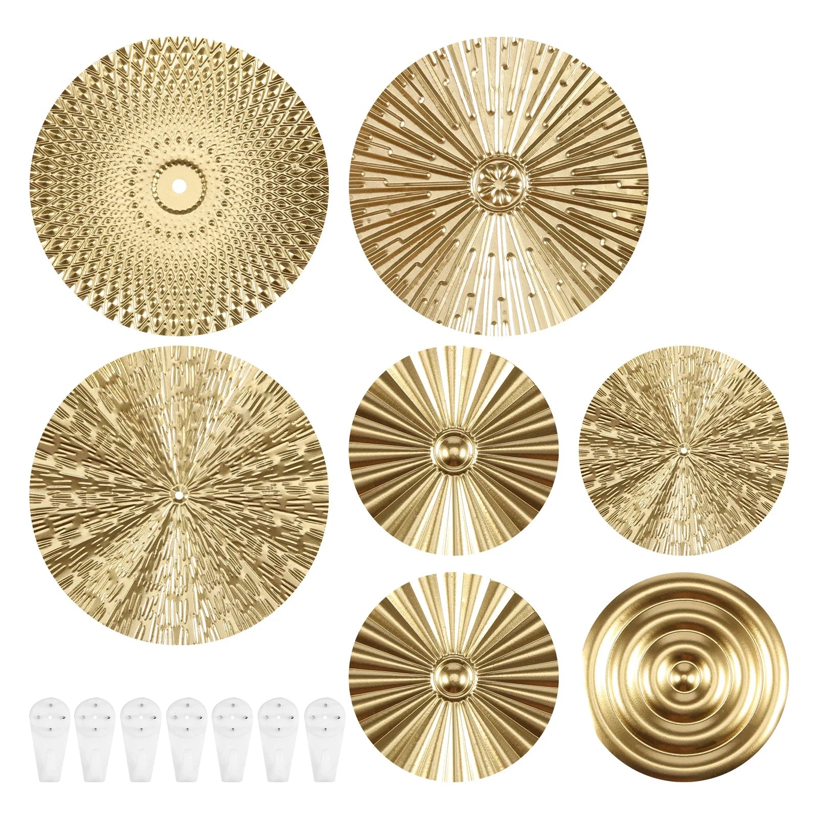 Gold Wall Decor Metal Gold Wall Art Minimalist Gold Wall Decoration Hangable Gold Wall Home Decor Exquisite Gold Wall Hanging