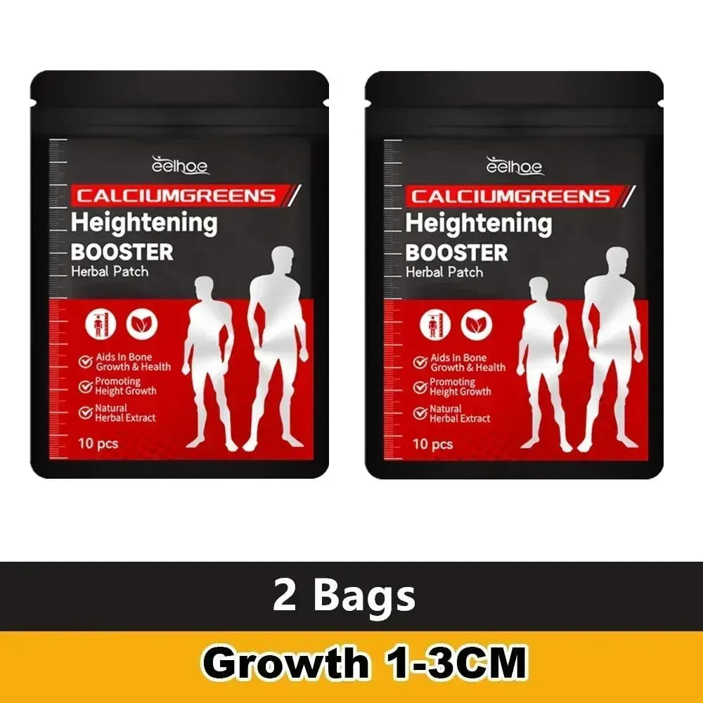 1-10Bags Height Growth Patch Promote Bone Strength Calcium Vitamin D Supplements Adult Teen Plantar Acupoint Stimulation Sticker