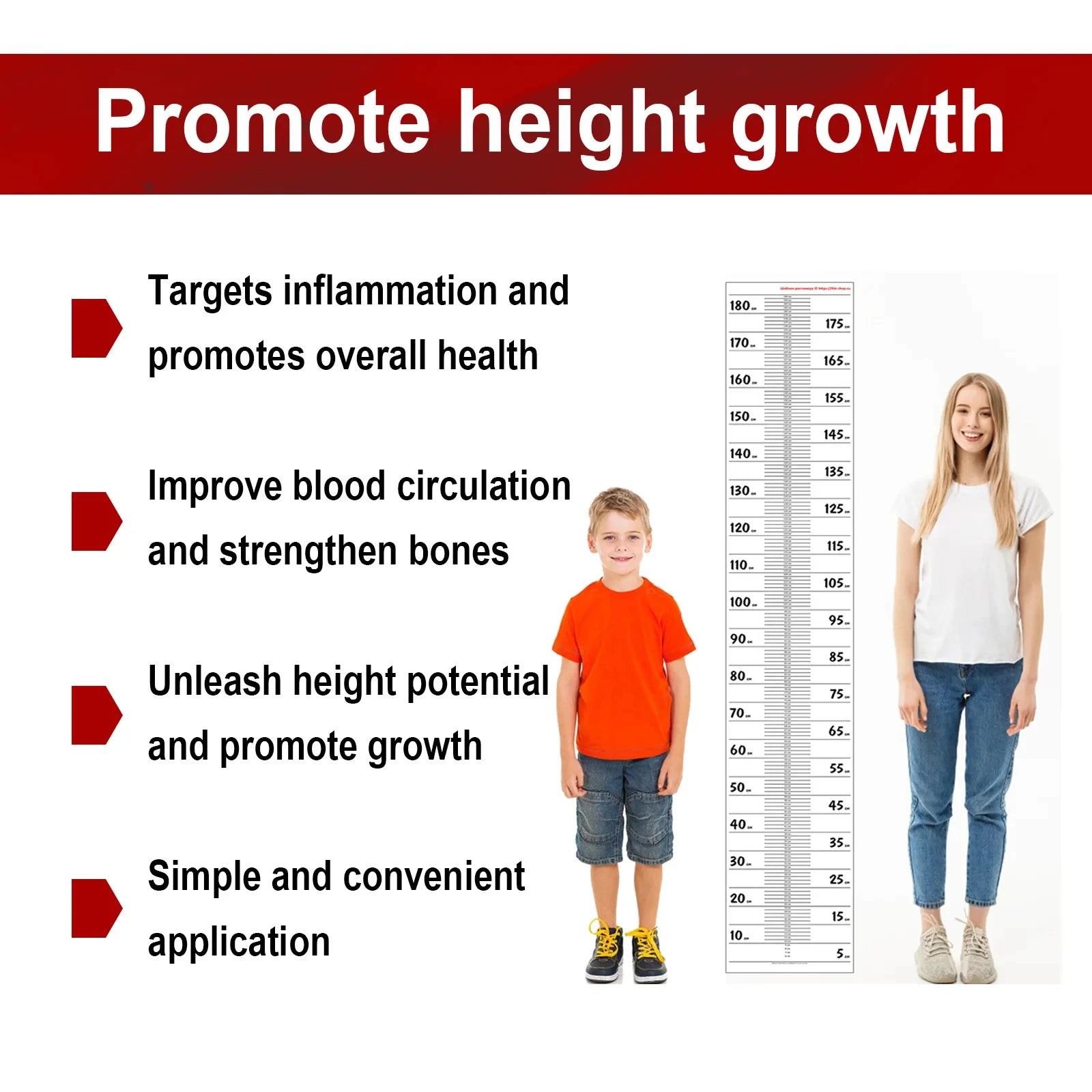 1-10Bags Height Growth Patch Promote Bone Strength Calcium Vitamin D Supplements Adult Teen Plantar Acupoint Stimulation Sticker