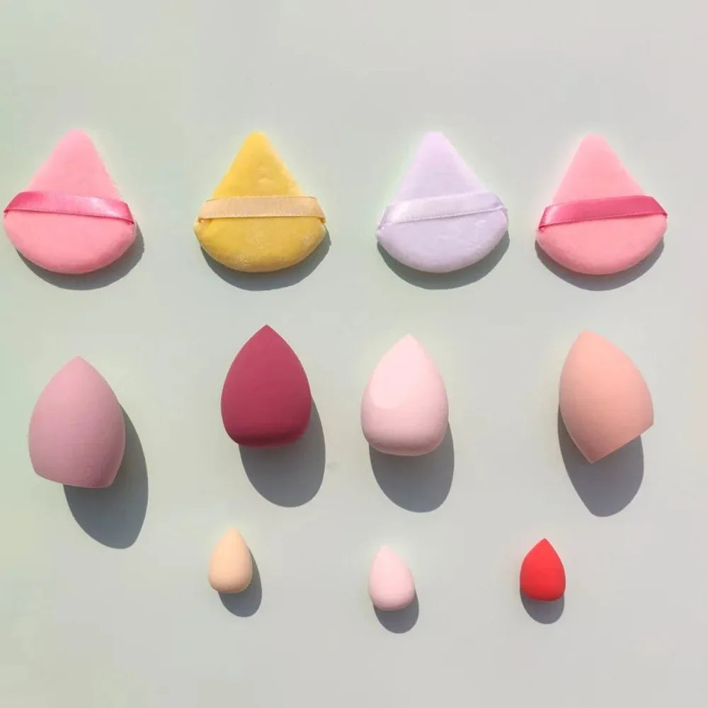 Makeup egg does not eat powder air cushion liquid foundation makeup egg dry wet dual-use makeup sponge multicolor makeup egg