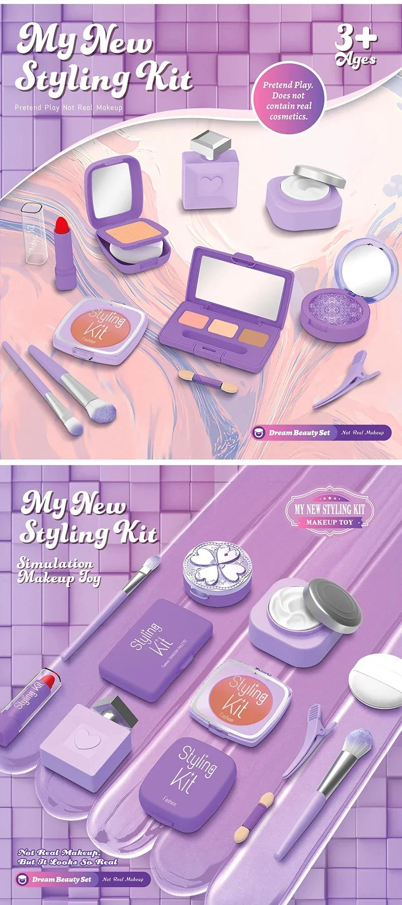 Kids Washable Make Up Makeup Kit for Girl,Pretend Play Cosmetics Toy Simulation Makeup Toys,Play Real Makeup Girls Toys Gift