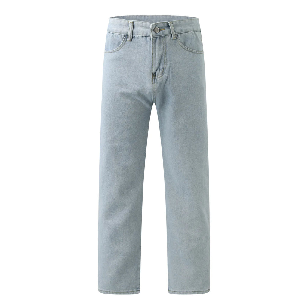 Men Casual Fashion Loose Jeans Street Wide Leg Trousers Pants Male Clothes Casual Trousers Ropa Hombre Cargo Baggy