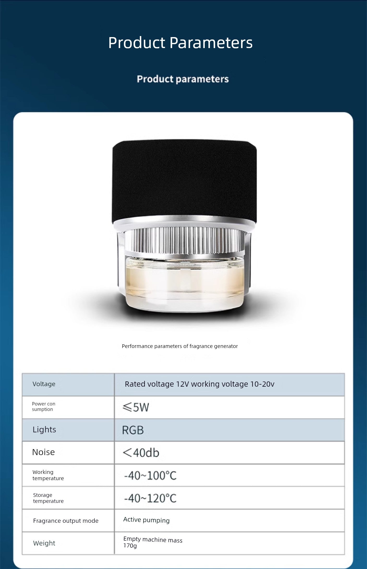 Restoration Negative Ion System Intelligent Car Fragrance