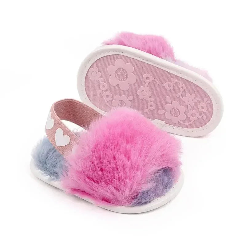 Newborn Baby Walking Shoes New Garden Shoes Breathable Soft Sandals Color Blocking Cute Baby Shoes Baby Girl 0-18M