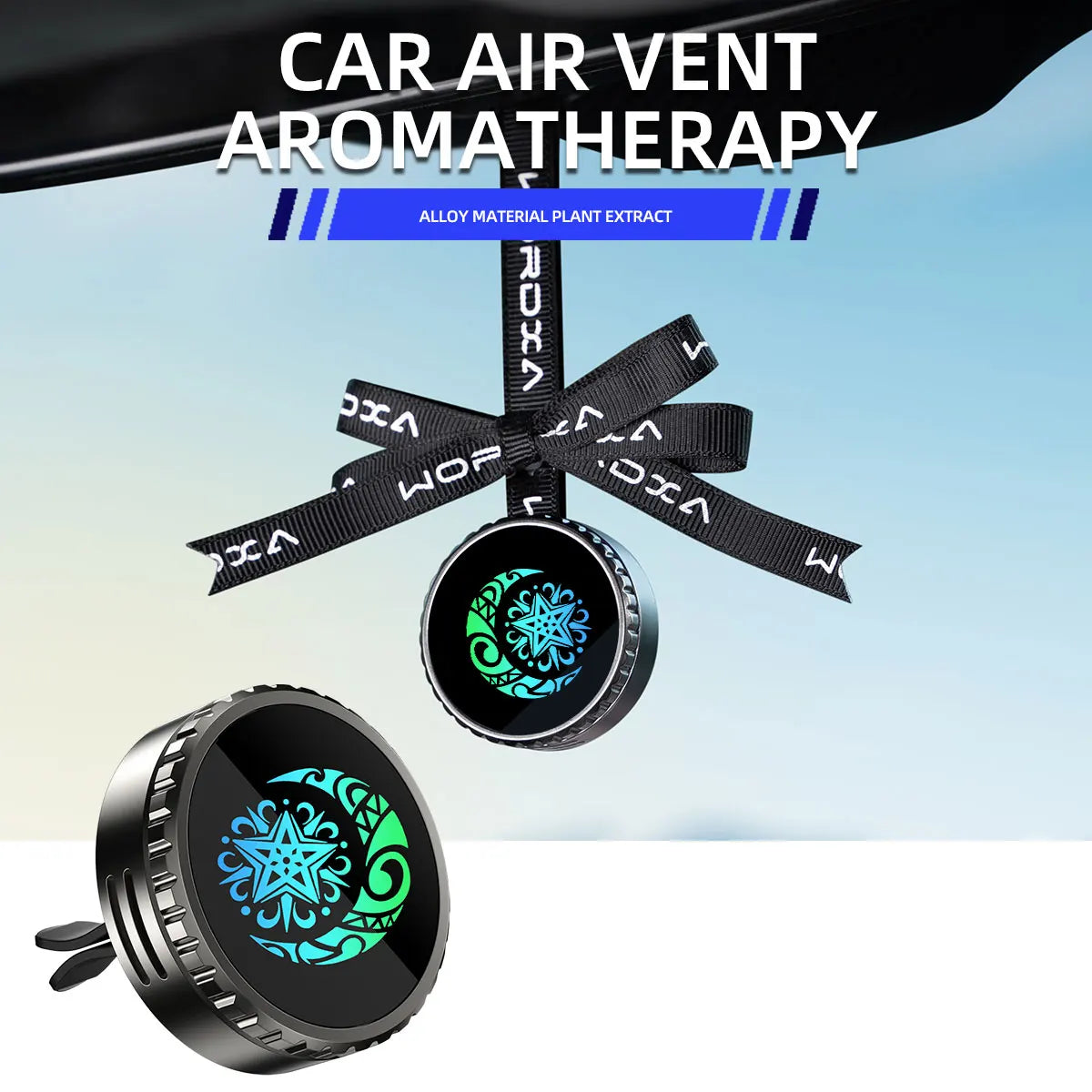 Cologne Car Air Outlet Aromatherapy Solid Fragrance Diffuser Accessories Car Air freshener Dual-purpose vent clip and charm
