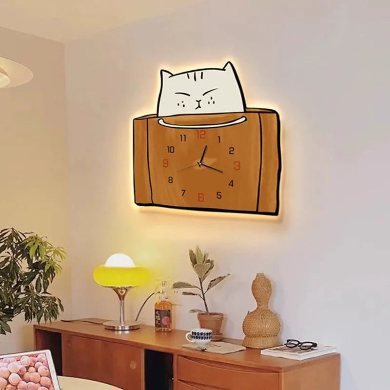 Living Room Art Mural Clock Wall Mechanism Table Alarm Big Size Korean Pink Wall Watch Silent Relogio De Parede Home Design