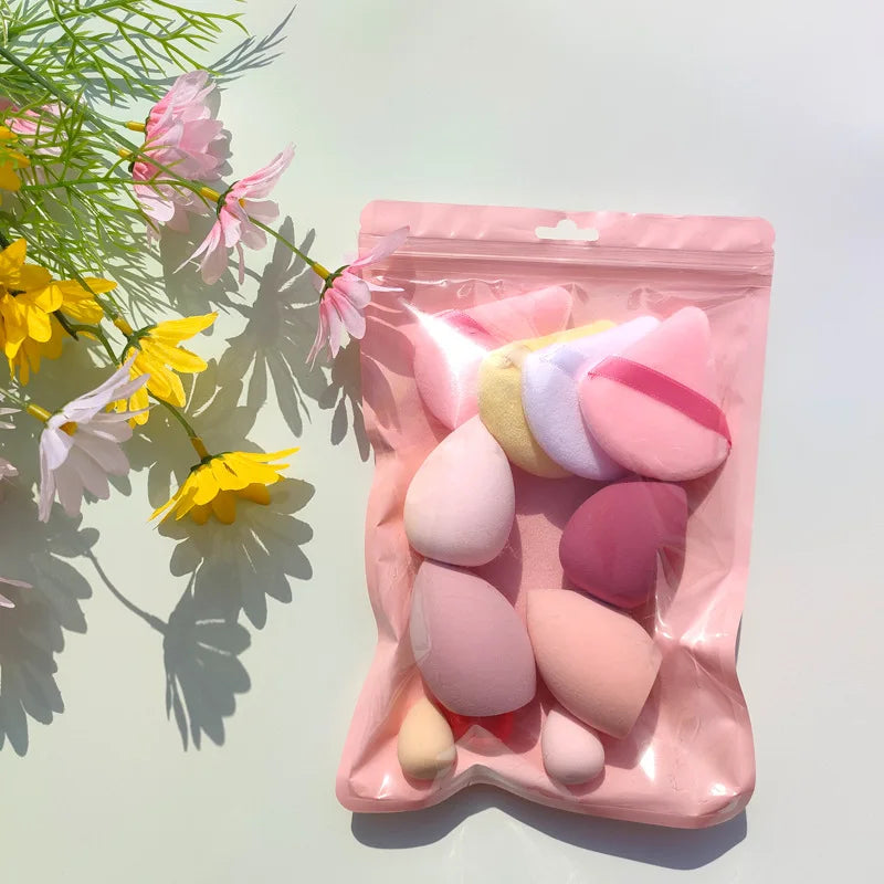 Makeup egg does not eat powder air cushion liquid foundation makeup egg dry wet dual-use makeup sponge multicolor makeup egg