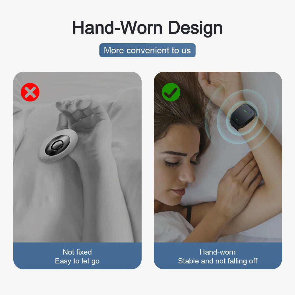 PASTSKY Intelligent Sleep Aid Watch Microcurrent Pulse Sleep Help Massager Household Wristband Anti-anxiety Insomnia Hypnosis