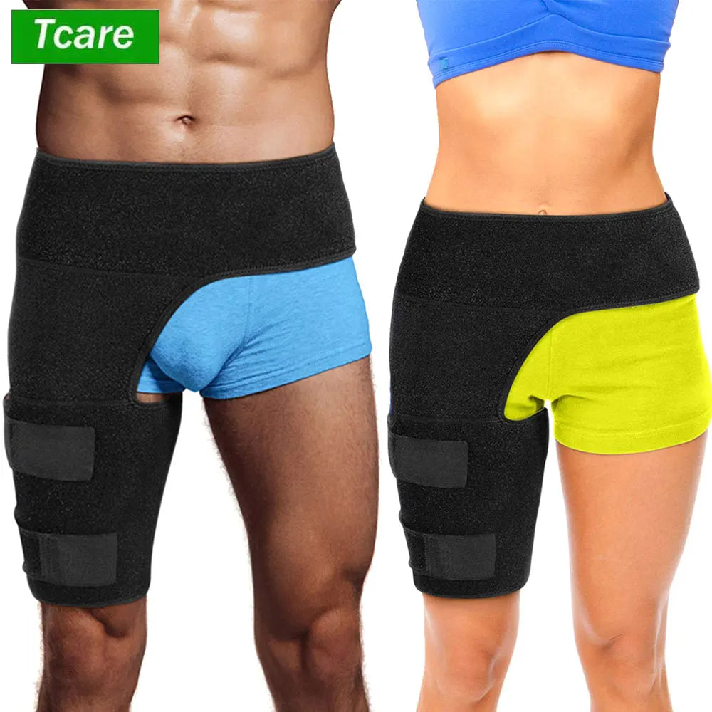 1PC Hip Support Belt Groin Support Sciatica Pain Relief Thigh Strap Compression Brace Joints Groin Arthritis Hip Protective Belt