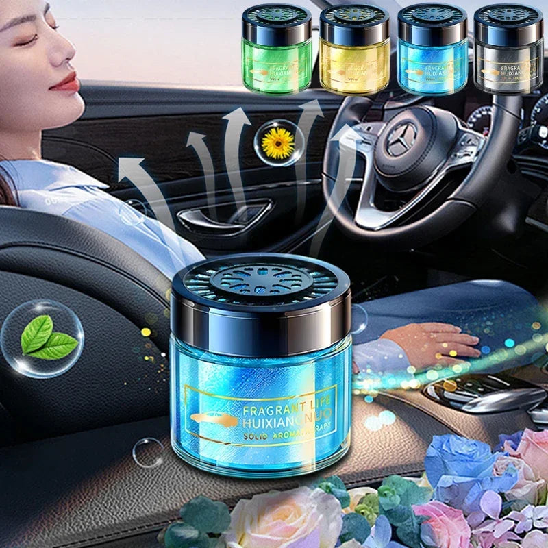 Car Aromatherapy Balm Odor-Removing Fragrance For Cars Long-Lasting High-End Light Fragrance In-Car Solid Perfume Car Ornaments