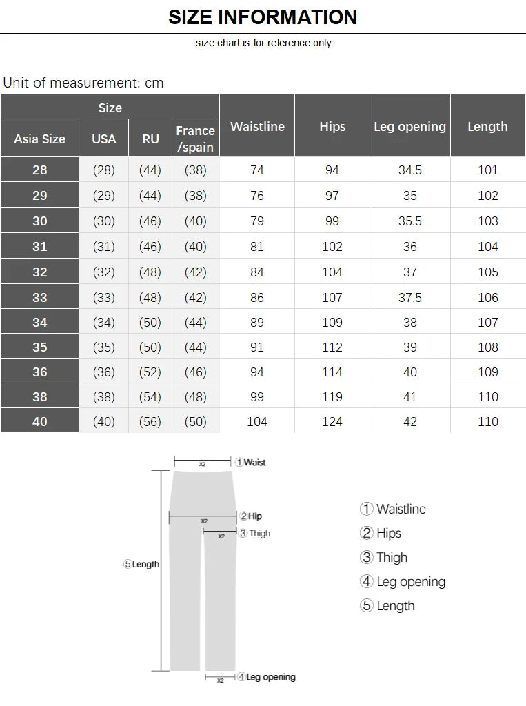 Men's Ultra-thin Stretch Casual Jeans New for Summer Business Fashion Straight Baggy Denim Trousers Blue Classic Style Male