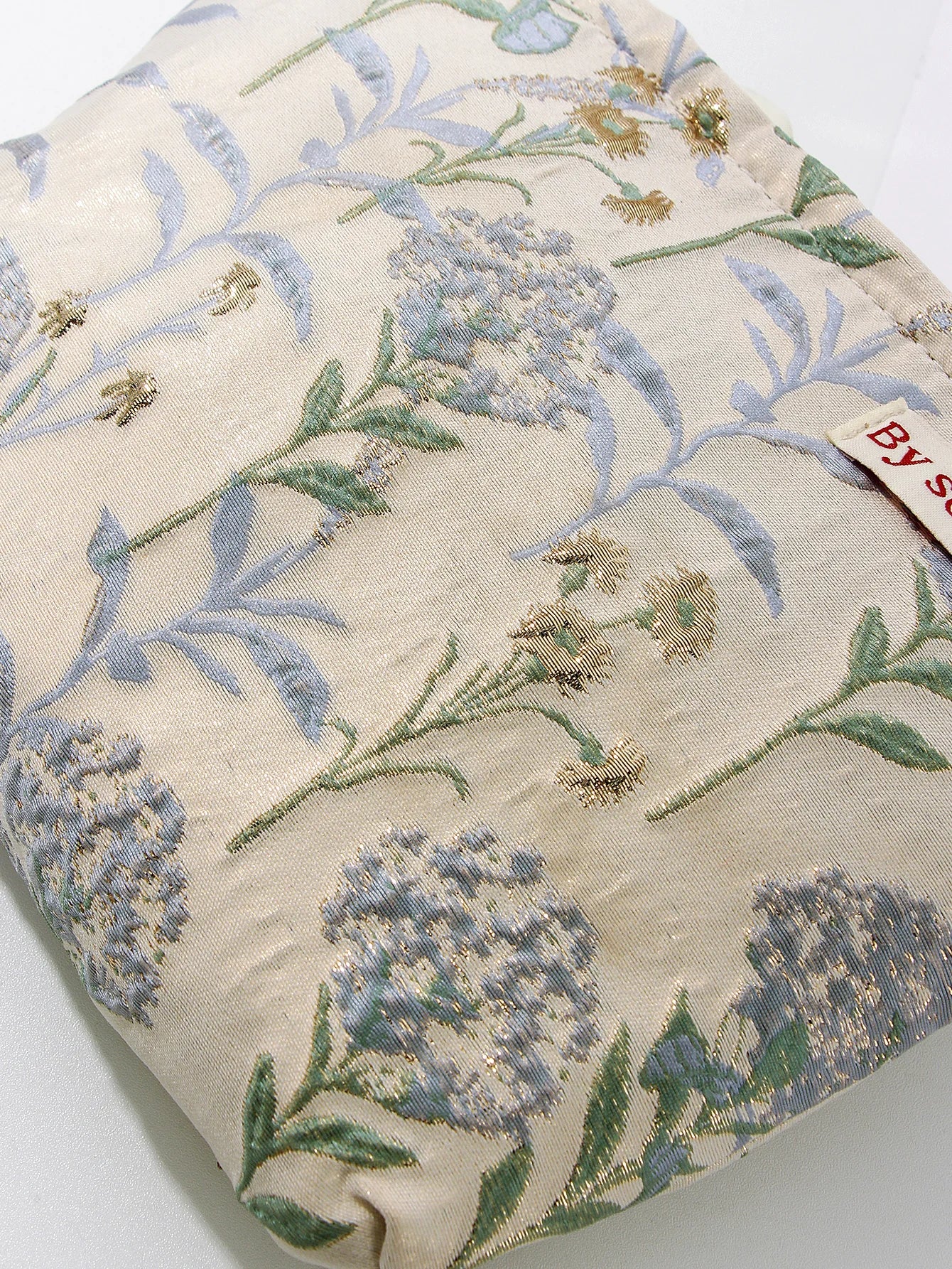 1pc/set jacquard makeup bag, cute floral makeup  bag, holiday gift clutch makeup bag, makeup storage bag