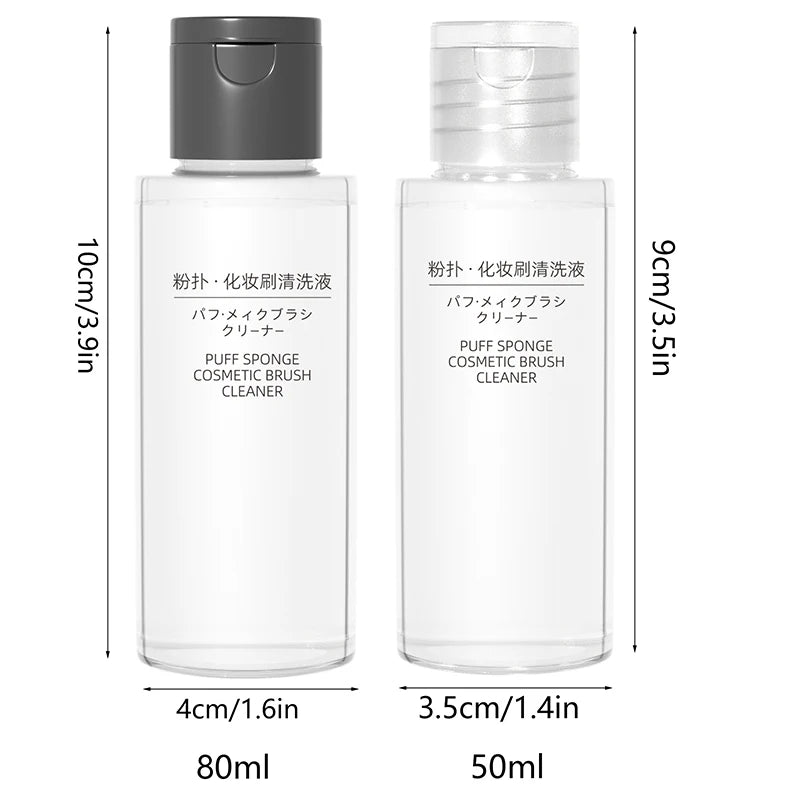 50/80ML Makeup Puff Cleaner Makeup Tool Specific Brush Makeup Egg Cushion Sponge Makeup Cleaning Tool Cleaning Solution