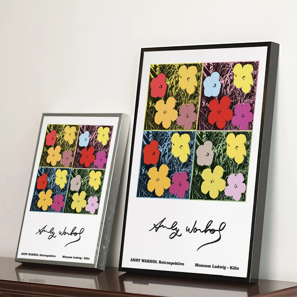 A-Andy W-Warhol Classic Vintage Posters HD Quality Wall Art Retro Posters for Home Room Wall Decor