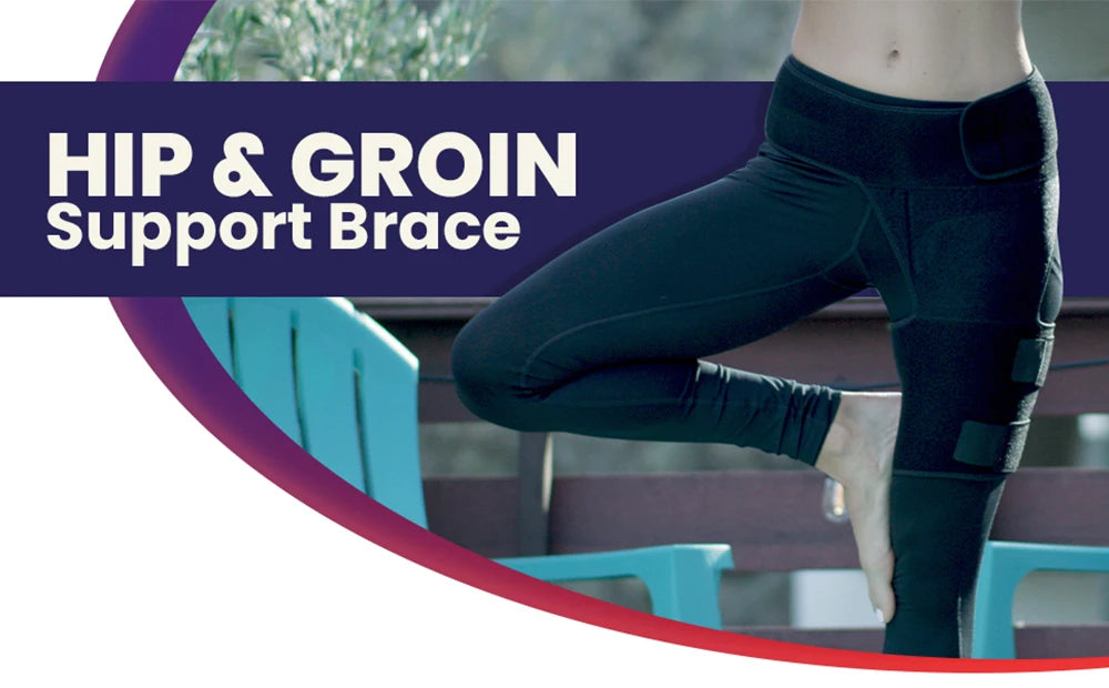 1PC Hip Support Belt Groin Support Sciatica Pain Relief Thigh Strap Compression Brace Joints Groin Arthritis Hip Protective Belt
