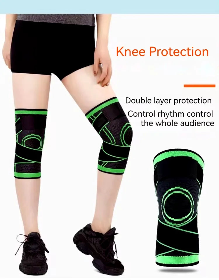 1PC Knee Brace Compression Knit Knee Pad For Sports Quickly Absorb Perspiration Keep Knees Warm Knee Boosters Breathable Support