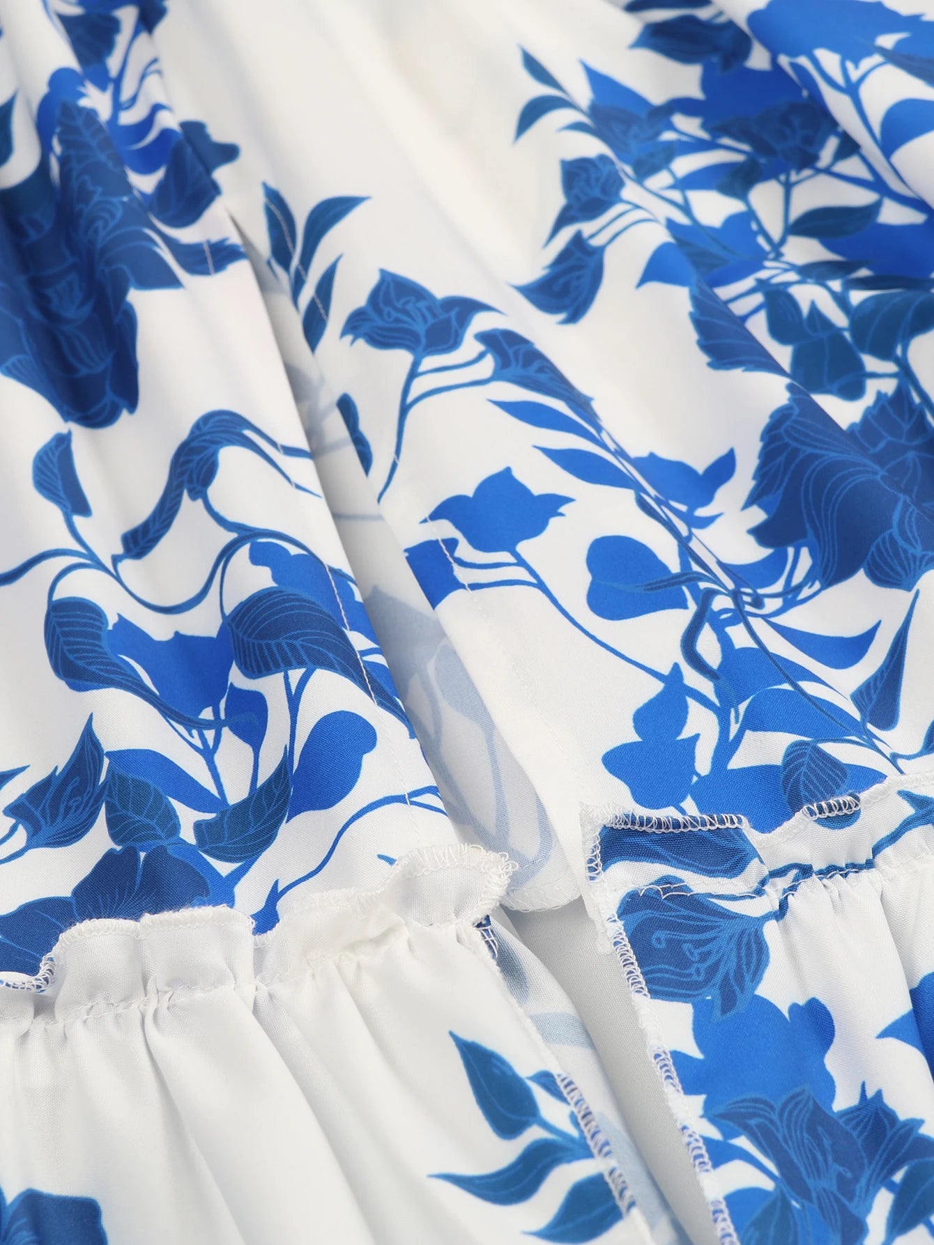 2024 Summer Print Long Dress Women Clothing Lace Up Sling Party Dresses Pattern Strappy Ladies Hollow Out V-Neck Beach Vestidos