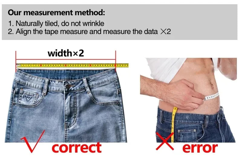Men's Ultra-thin Stretch Casual Jeans New for Summer Business Fashion Straight Baggy Denim Trousers Blue Classic Style Male