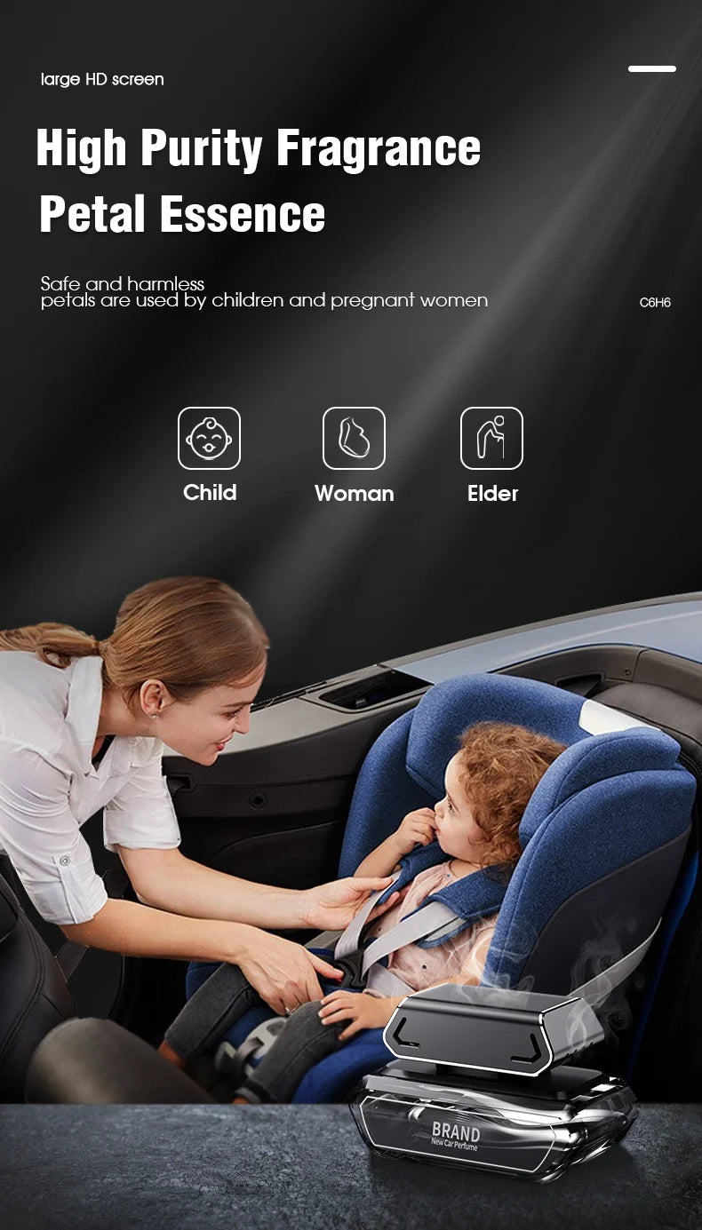 Car Fragrance Luxury Fragrance Can Automatically and Continuously Emit Fragrance Used in Auto and Homes Office Air Freshener