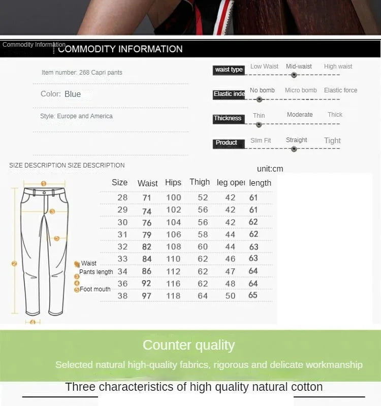 Summer Fashion Denim Jeans for Men Designer Knee Length Shorts Capri Loose Straight Leg Slim Casual Punk Workwear Cargo Shorts
