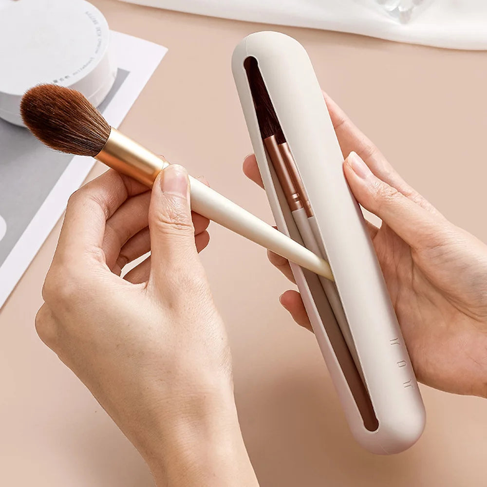 Makeup Bag Makeup Brush Pouch Cosmetic Organizer Travel Holder Storage Brush Case Brush Makeup Bag Pouch Silicon Makeup Bag
