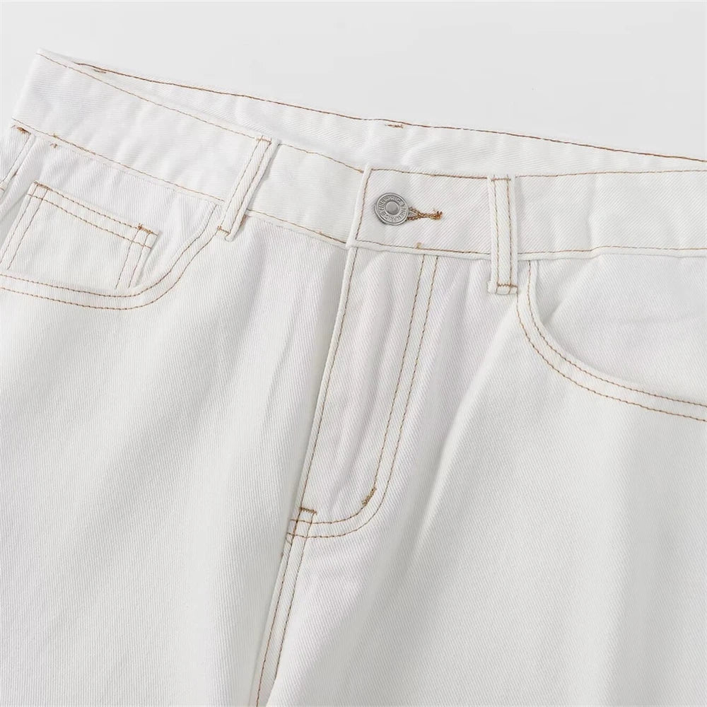 New Women's Clothing Versatile, Fashionable, High Waist, Design Sense, Slim Curled Hem, Jeans for Women