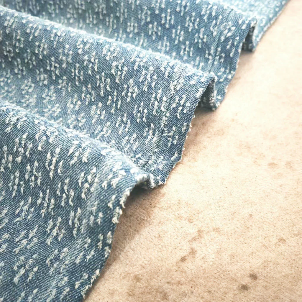 Jeans pour hommes, mode 2024, pantalon en denim à motif jacquard, coupe droite, pantalon ample, jean large et vieilli pour hommes