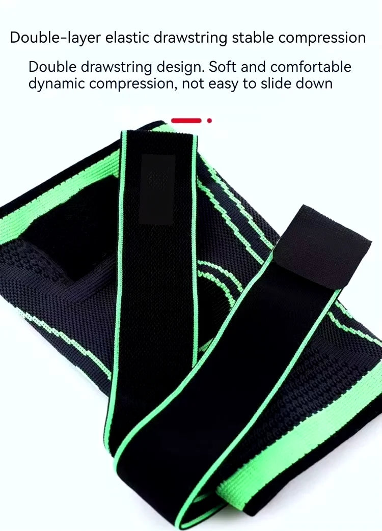 1PC Knee Brace Compression Knit Knee Pad For Sports Quickly Absorb Perspiration Keep Knees Warm Knee Boosters Breathable Support