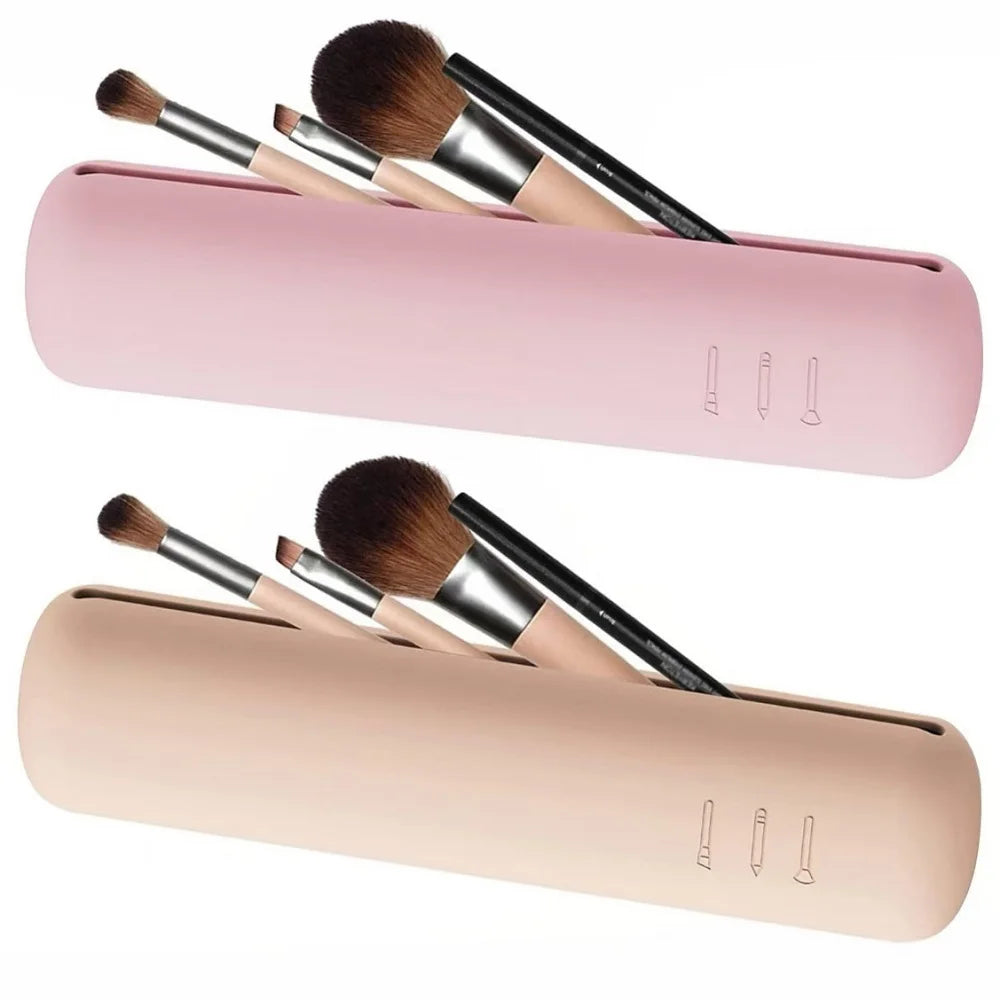 Makeup Bag Makeup Brush Pouch Cosmetic Organizer Travel Holder Storage Brush Case Brush Makeup Bag Pouch Silicon Makeup Bag