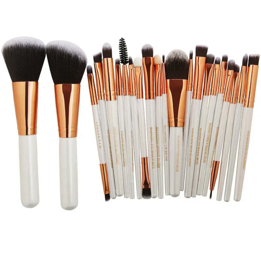 Ensemble de pinceaux de maquillage professionnels, 3/13/22 pièces, pour fard à paupières, eye-liner, cosmétiques
