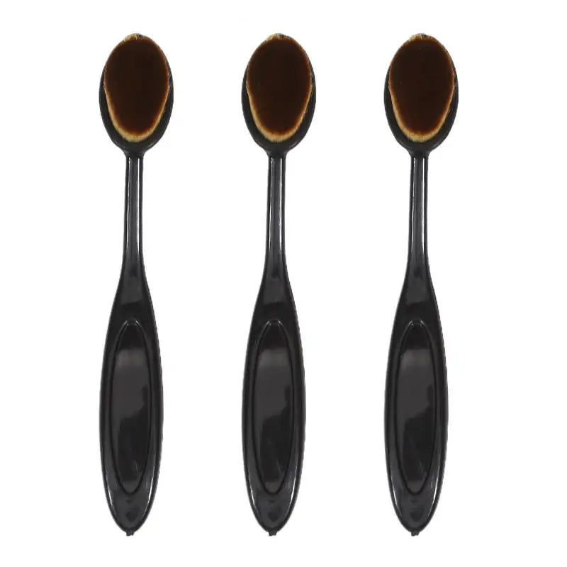 3/5 PCS Foundation Brush Toothbrush Shape Makeup Make Up Tools Get Fast Even Application of Creams and Powders Cosmnetic