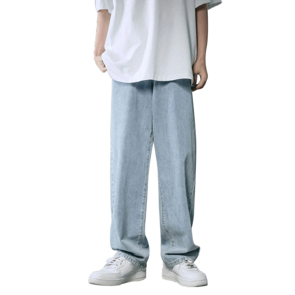 Men Casual Fashion Loose Jeans Street Wide Leg Trousers Pants Male Clothes Casual Trousers Ropa Hombre Cargo Baggy