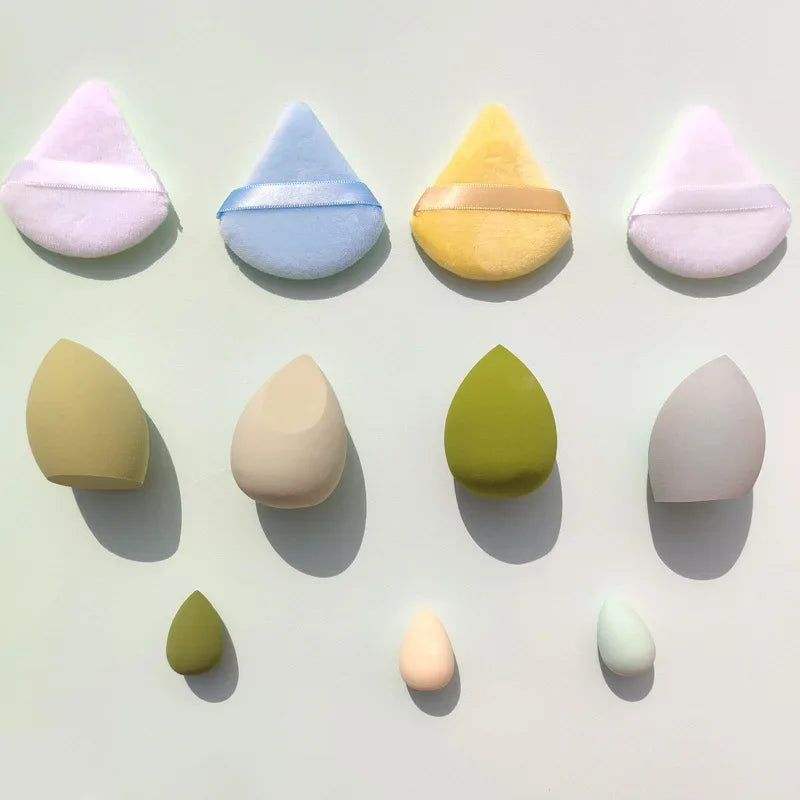 Makeup egg does not eat powder air cushion liquid foundation makeup egg dry wet dual-use makeup sponge multicolor makeup egg