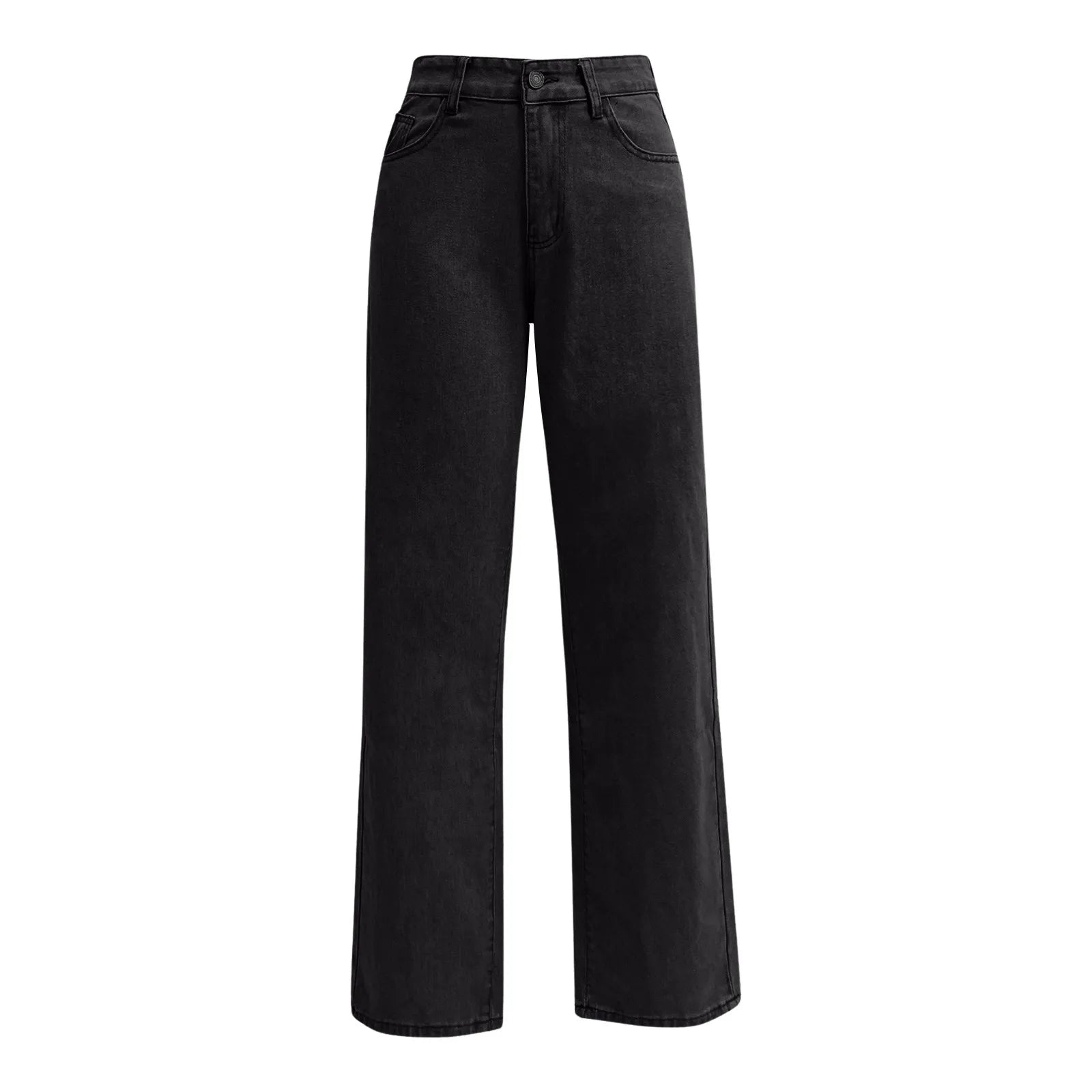 Women's High Waist Washed Women's Jeans Fashionable Versatile Straight Leg Pants Jeans Women Jean Pants Women Jeans Women 2025