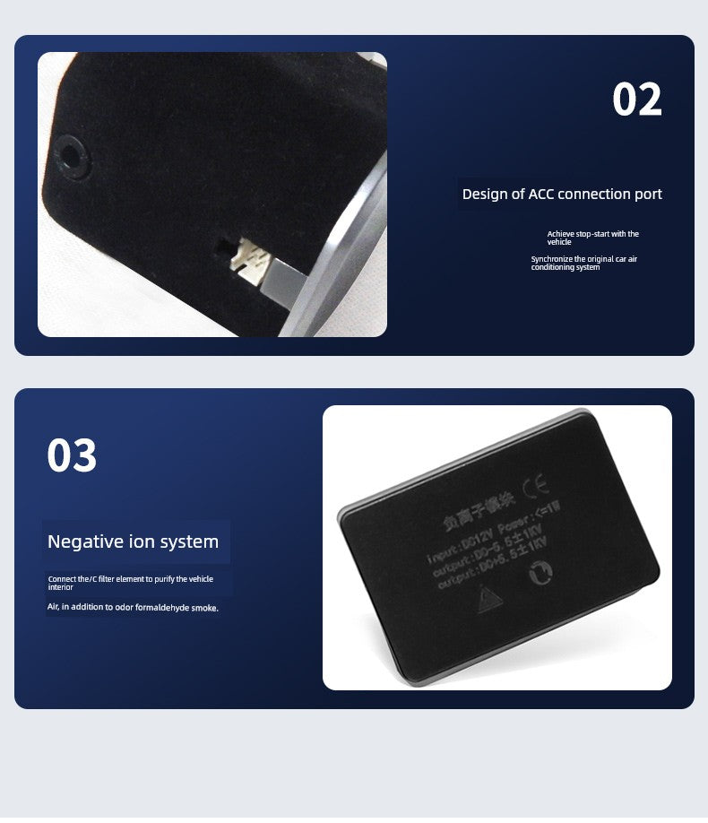 Restoration Negative Ion System Intelligent Car Fragrance