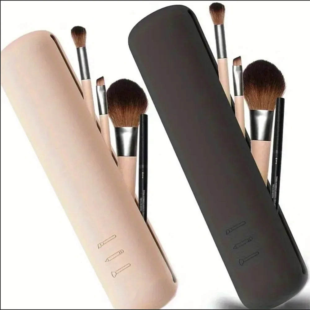 Makeup Bag Makeup Brush Pouch Cosmetic Organizer Travel Holder Storage Brush Case Brush Makeup Bag Pouch Silicon Makeup Bag