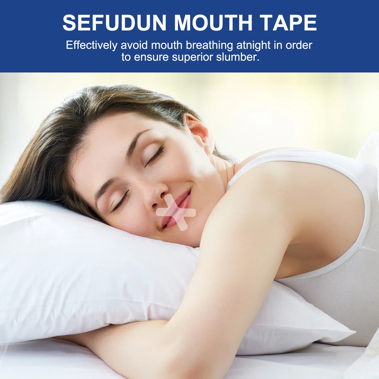 120 bandes de sommeil pour le ronflement, pour une meilleure respiration nasale, un sommeil nocturne amélioré, moins de respiration buccale et de ronflements