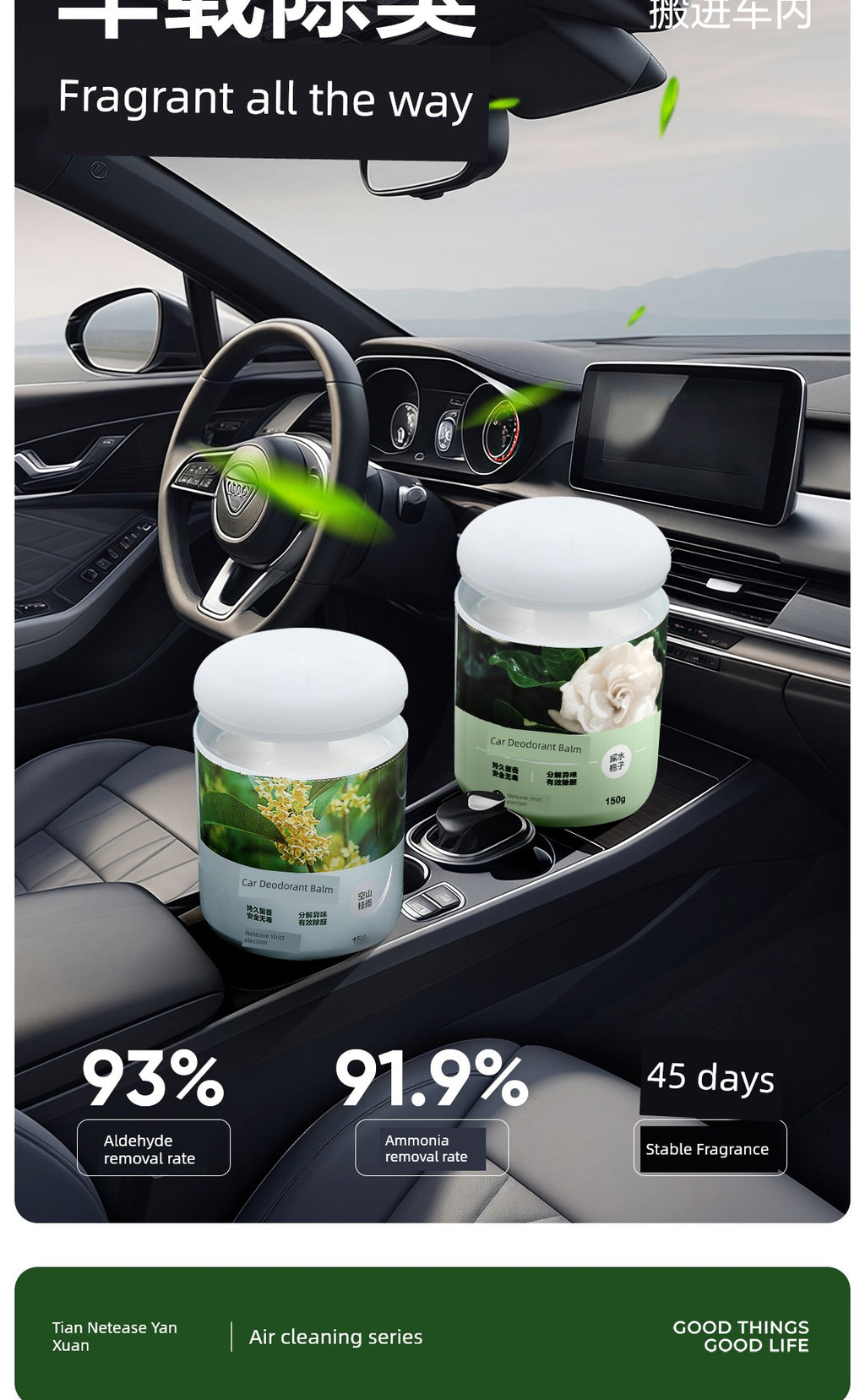 NetEase Yeation Ornament Solid Car Decoration for Men Aromatherapy