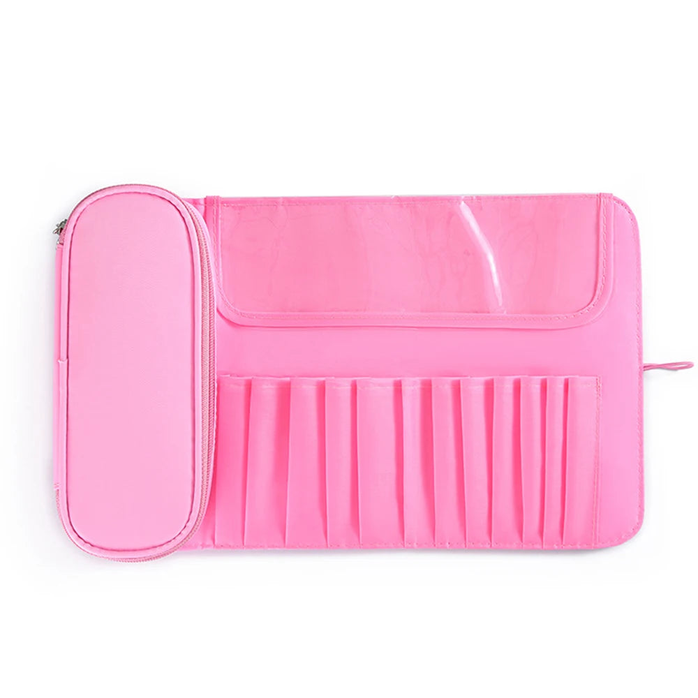 Makeup Brush Storage Bag Multi Functional Folding Professional Makeup Bag Makeup Brush Organizer Travel Makeup Brush Bag