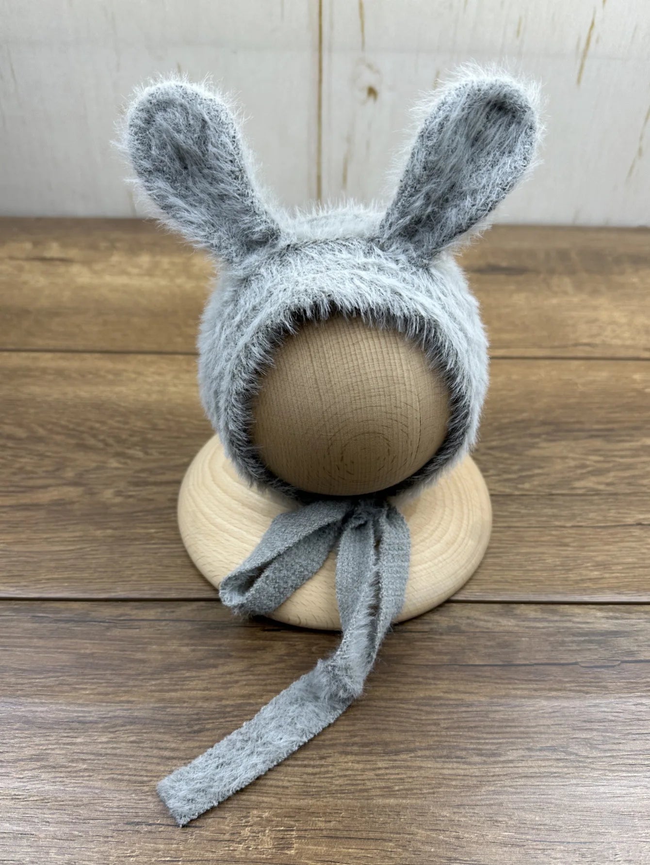 Newborn Day Photography Clothing Baby Cute Bunny Photography Clothing Set Baby Handmade Knitwear Growth Souvenir