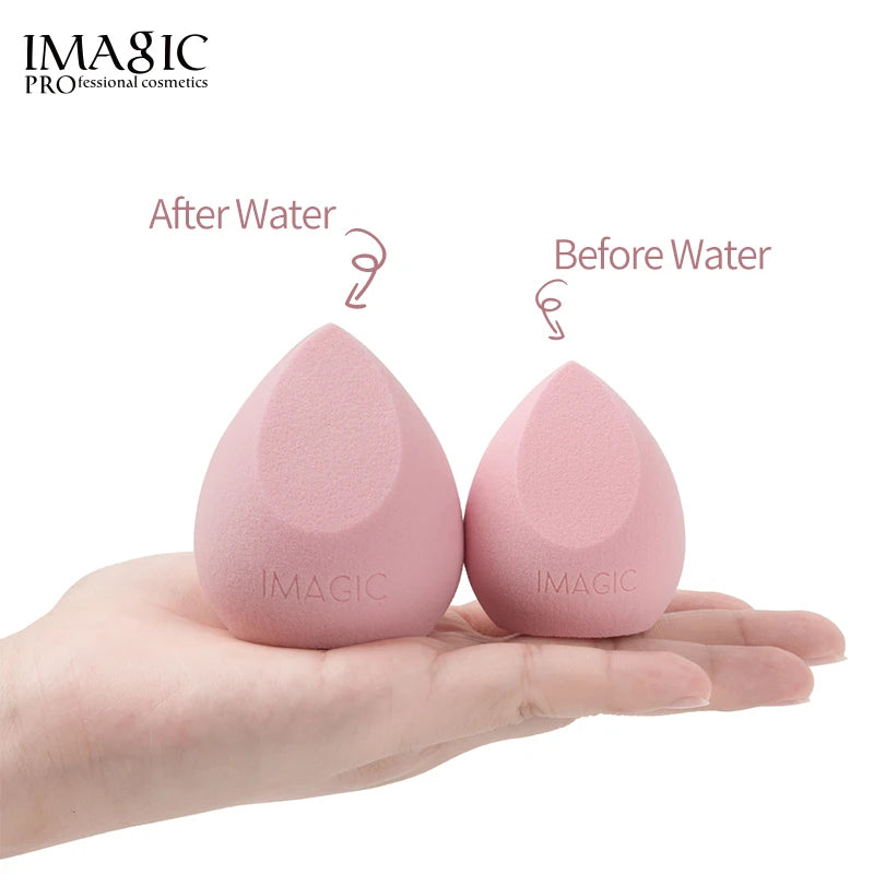 Éponge de maquillage IMAGIC pour fond de teint, blush, base de maquillage, lisse et uniforme, pour débutants. Éponge de maquillage pour débutants. Cosmétiques