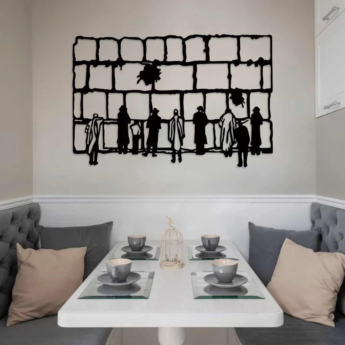 "Stunning Modern Metal Wall Art – Durable, Weather-Resistant Decor for Indoor & Outdoor, Perfect for Year-Round Celebrations