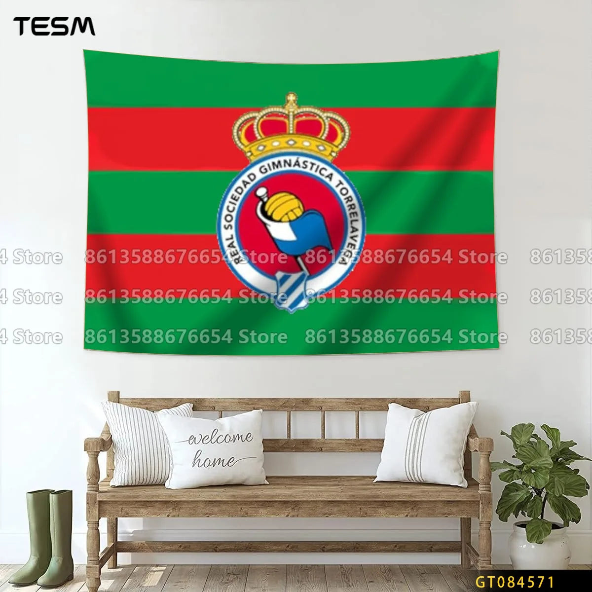 Wall Art Decor  Fabric Tapestry Wall Hanging  Living Room Bedroom Kitchen Dorm Decor Multi  Flag 3D printed pattern